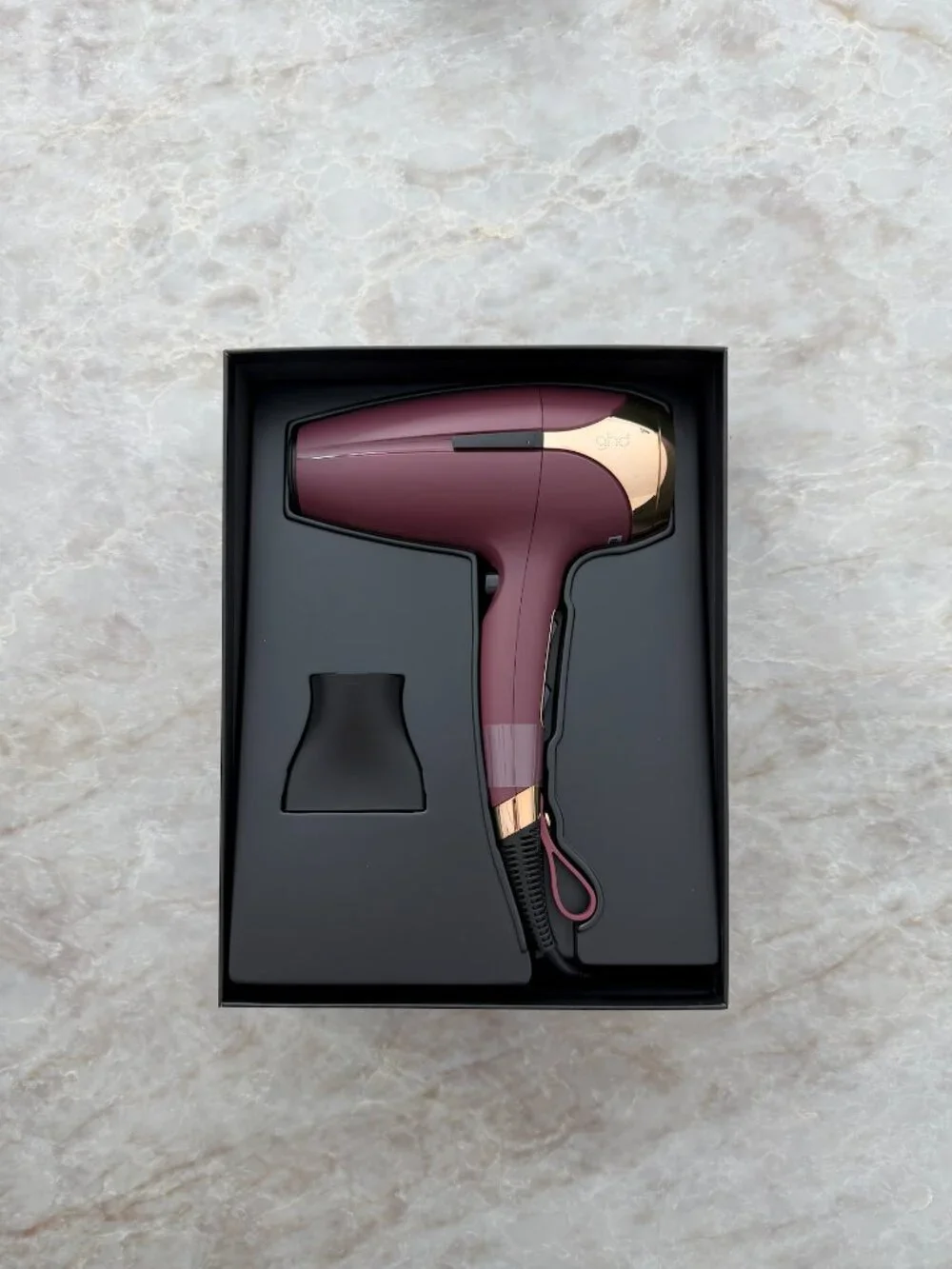 Share GHD Helios Professional Hair Dryer – Plum & Rose Gold Edition